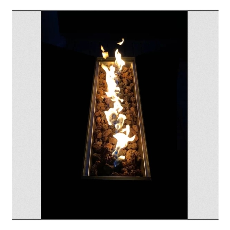 Living Source International  Steel Outdoor Fire Pit Table with Lid