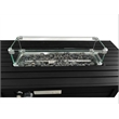 Living Source 25'' H x 42'' W Steel Propane Outdoor Fire Pit Table with Lid