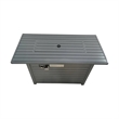 Living Source 25'' H x 42'' W Steel Propane Outdoor Fire Pit Table with Lid