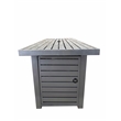 Living Source International 24'' H Steel Outdoor Fire Pit Table with Lid