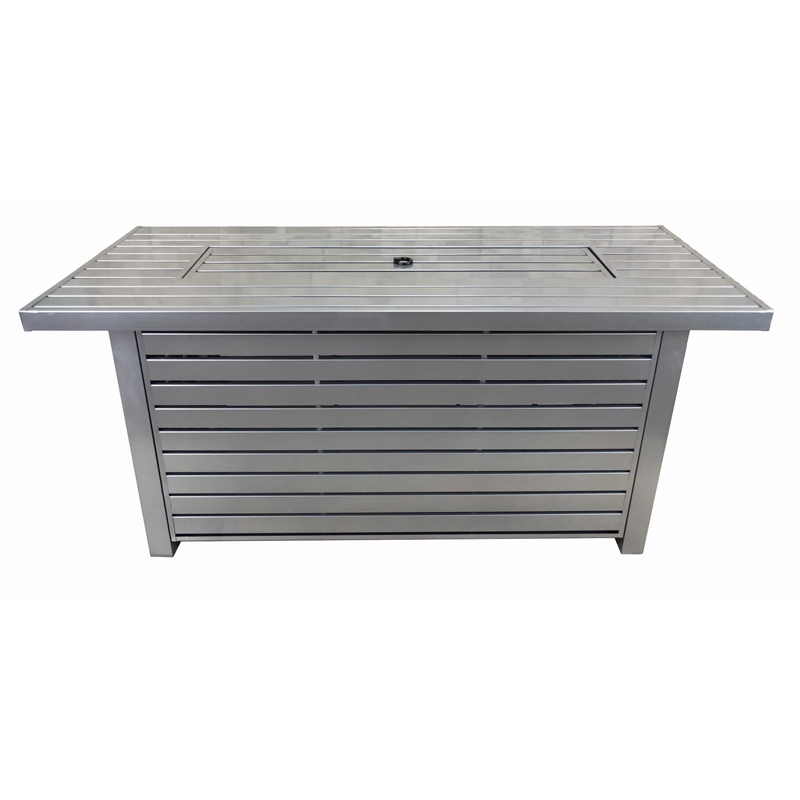 Living Source International 24'' H Steel Outdoor Fire Pit Table with Lid