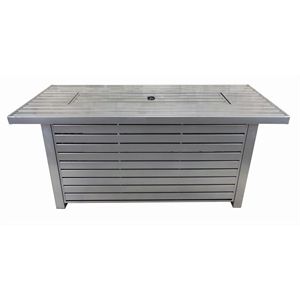 Living Source International 24'' H Steel Outdoor Fire Pit Table with Lid