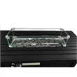 Living Source 25'' H x 42'' W Steel Propane Outdoor Fire Pit Table with Lid