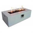 Living Source International 16'' H x 42'' W Concrete Outdoor Fire Pit Table