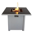 Living Source International 25'' H x 30'' W Steel Outdoor Fire Pit white