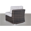Living Source International Rattan Wicker 6 - Person Seating Group with Cushions