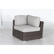 Living Source International Rattan Wicker 4 - Person Seating Group with Cushions