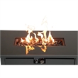 Living Source 25'' H x 42'' W Steel Outdoor Fire Pit Table with Lid