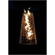Living Source International Outdoor Stainless Steel Fire Pit Table in White