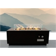 LSI 16'' H x 42'' W Steel Outdoor Fire Pit Table with Lid