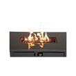 LSI 25'' H x 42'' W Steel Outdoor Fire Pit Table with Lid