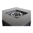 Living Source International 25'' H x 30'' W Steel Outdoor Fire PitTable with Lid