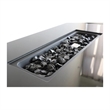 25'' H x 42'' W Steel Outdoor Fire Pit Table with Lid  Durable and Stylish