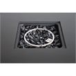Living Source International Outdoor Stainless Steel Fire Pit Table in Gray