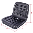 Universal Tractor Seat with Drain Hole Thickly Padded Durable Water-Resistant