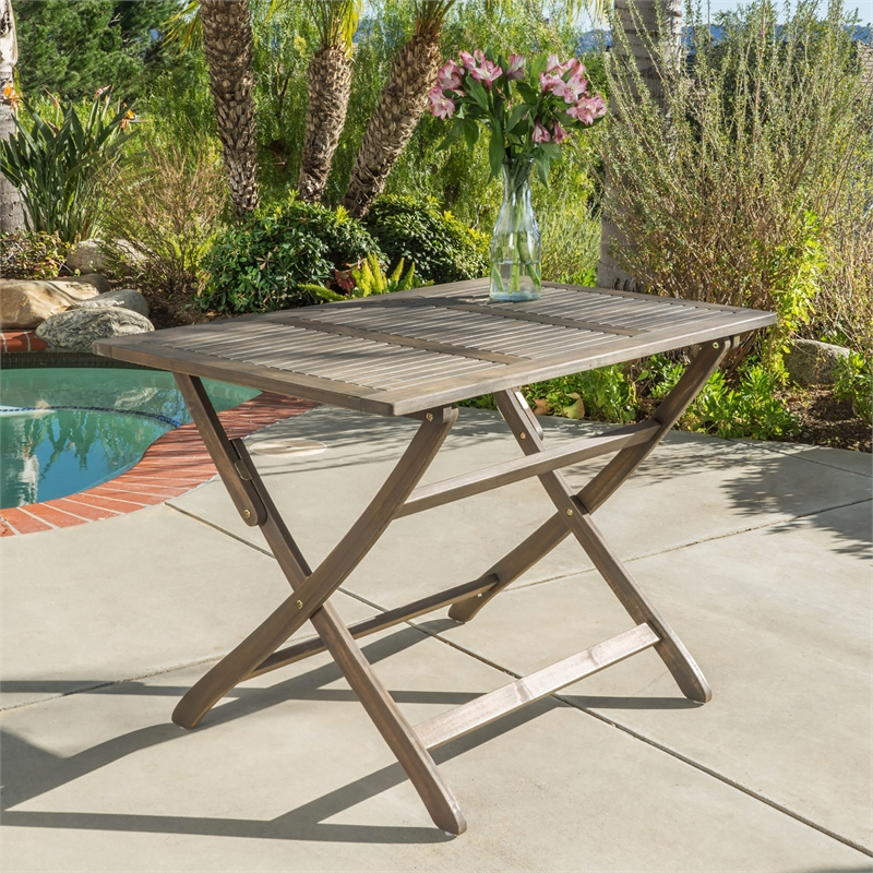 Foldable Table Space Saving 43.5 Design