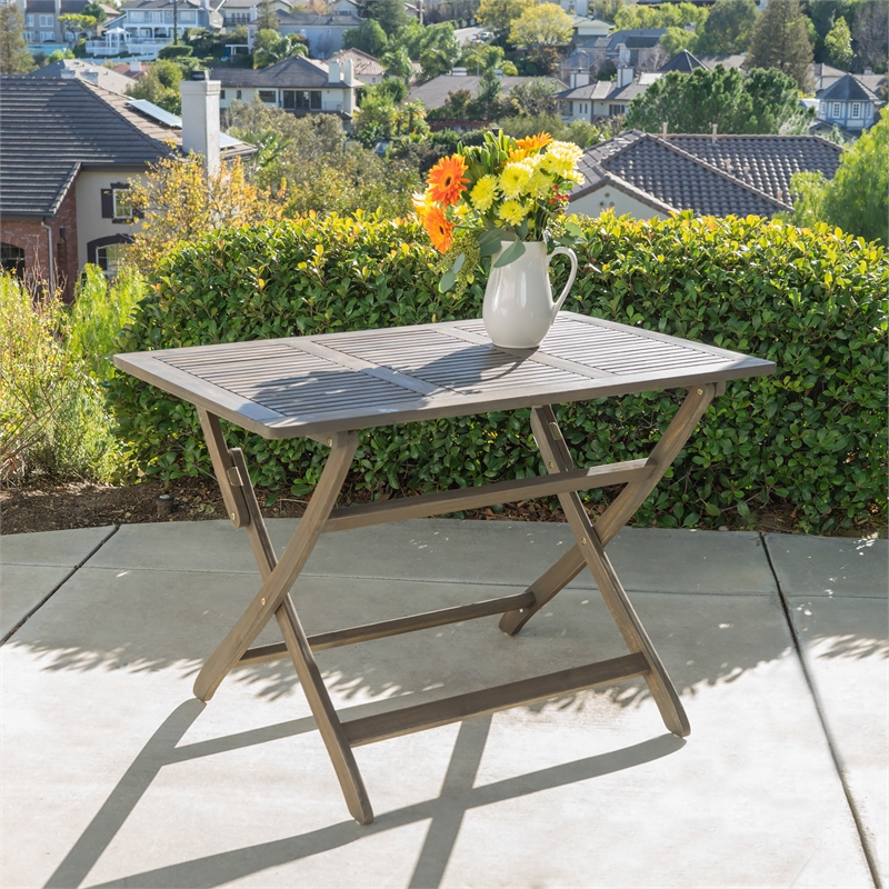 Foldable Table Space Saving 43.5 Design
