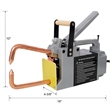 Portable 120V Handheld Spot Welder for Metal Sheets  ETL Certified