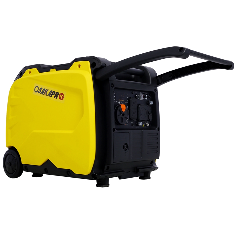 Quiet Portable Inverter Generator with Electric Start and Pure Sine Wave Power