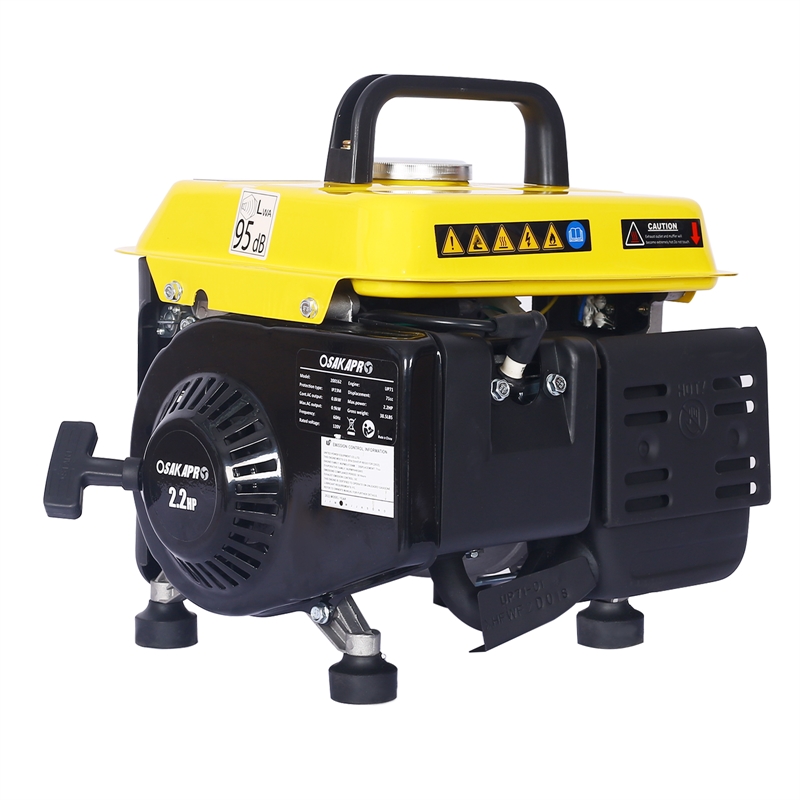 Portable 900W Gas Generator for Home Camping and Tailgating