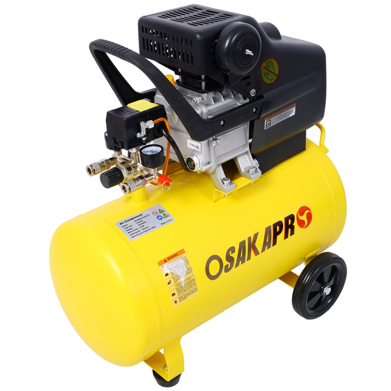 4.5HP 13-Gal Portable Air Compressor  Ultra Quiet 115 PSI Wheels Adjustable Max