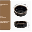 15 Inch Black Ceramic Sink  Modern Above Counter Bathroom Bowl Vanity Basin