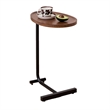 Brown C shaped Metal Side Table for Living Room