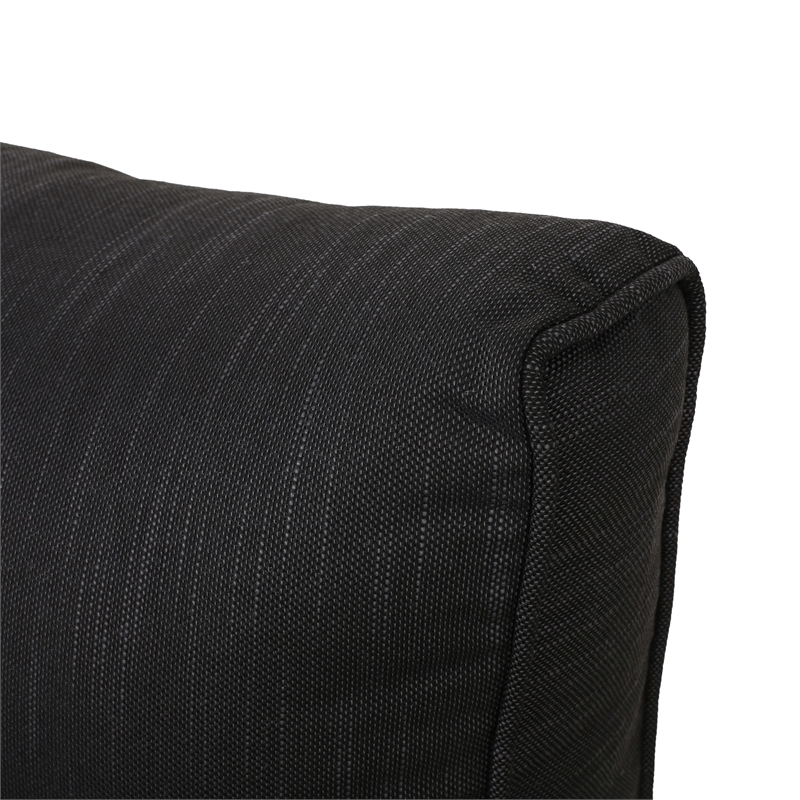 Gray Right Arm   Wood Outdoor Sofa Seater