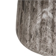 Brown Concrete Outdoor Cleme Carved Side Table and End Table