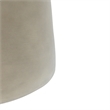 Gray Concrete Outdoor Round Drum Side Table Accent End Table