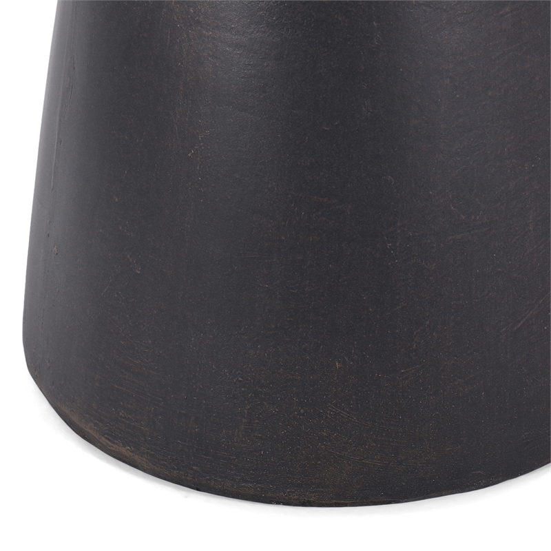LightWeight Concrete Outdoor Side Table Bronze ceramic