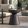 LightWeight Concrete Outdoor Side Table Bronze ceramic