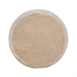 Outdoor Lightweight Concrete Side Table Natural Concrete  Natural Finish
