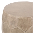 Outdoor Lightweight Concrete Side Table Natural Concrete  Natural Finish