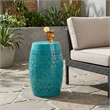 Ruby 12 Outdoor Side Table Iron Teal