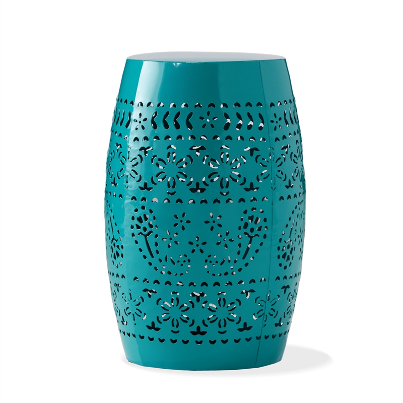 Ruby 12 Outdoor Side Table Iron Teal