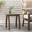 Gray Wood End Table for Living Room Bedroom  Versatile Use