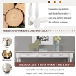 63 White Pine Wood Console Table with 3 Drawers and Bottom Shelf