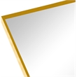 20 Gold Arched Bathroom Mirror Metal Frame and Wood Design modern mirror