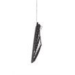 Gray Rattan Outdoor Hanging Egg Swing Garden Chair with Wood Stand
