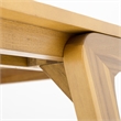 Teak Wood Outdoor Dining Table for Weather Resistant Patio and Garden Use