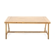Teak Wood Outdoor Dining Table for Weather Resistant Patio and Garden Use