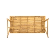 Teak Wood Outdoor Dining Table for Weather Resistant Patio and Garden Use