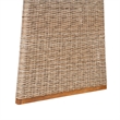 Brown Wood   Outdoor modern  Dining Table with Teak Finish