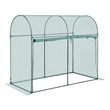 Green Polyester 5.9ft Crop Cage Plant Protection Tent with Zippered Door