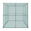 Green Polyester 9.5 ft Crop Cage  Plant Protection Tent with Zippered Door