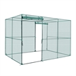 Green Polyester 9.5 ft Crop Cage  Plant Protection Tent with Zippered Door
