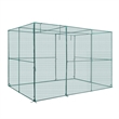Green Polyester 9.5 ft Crop Cage  Plant Protection Tent with Zippered Door