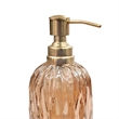Amber Glass Liquid Soap Dispenser Pump for Bathroom and  Kitchen Sink