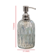 Multi-Color Glass Soap Dispenser Pump Bottle for Bathroom and KitchenSink